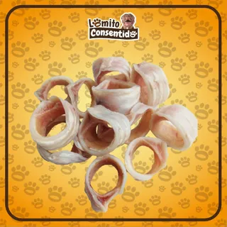 Paquete de 2 bolsas de tráqueas de res cocidas para perros, media libra cada una, snack natural que favorece la salud articular