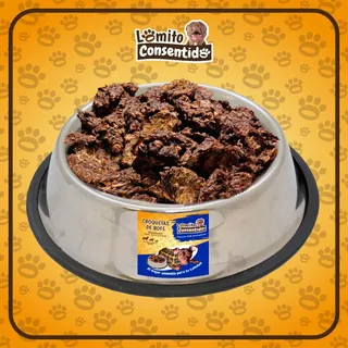 Croquetas de bofe de res deshidratadas para perros, snack natural rico en proteínas, hierro, vitamina D, avena y huevo que fortalecen piel, pelaje y energía