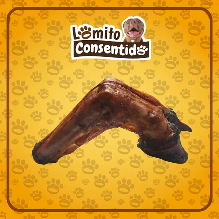 Pata de res deshidratada para perros, snack natural rico en colágeno, calcio y fósforo que fortalece articulaciones, huesos y dientes