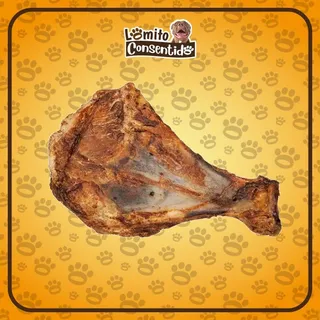 Paleta de cerdo deshidratada tamaño S para perros, snack natural que fortalece la mandíbula, aporta proteínas, colágeno y calcio, y ayuda a la salud dental