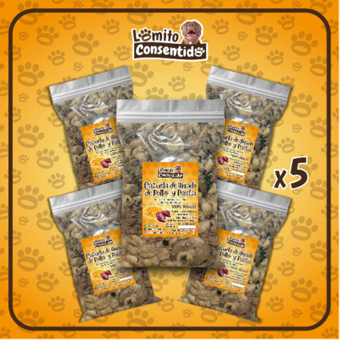 Paquete - Higado de Pollo y Pasta