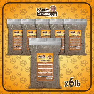 Paquete Lomito #4 para perros grandes, incluye 6 libras de cazuela de pollo, alimento natural rico en proteínas y energía que fortalece piel, huesos y sistema inmunológico