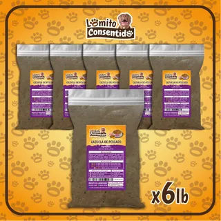 Paquete Lomito #7 para perros grandes, incluye 6 libras de cazuela de pescado, alimento natural rico en proteínas y energía que fortalece piel, huesos y sistema inmunológico